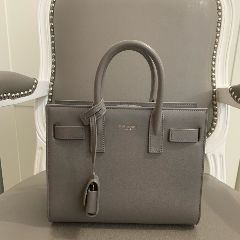 Saint Laurent Sac Du Jour Nano in Smooth Leather